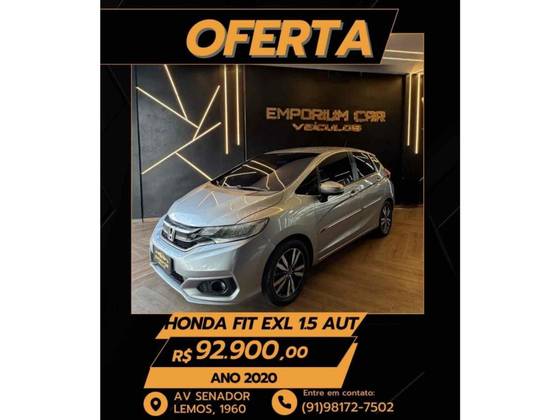 HONDA FIT 1.5 EXL 16V FLEX 4P AUTOMÁTICO